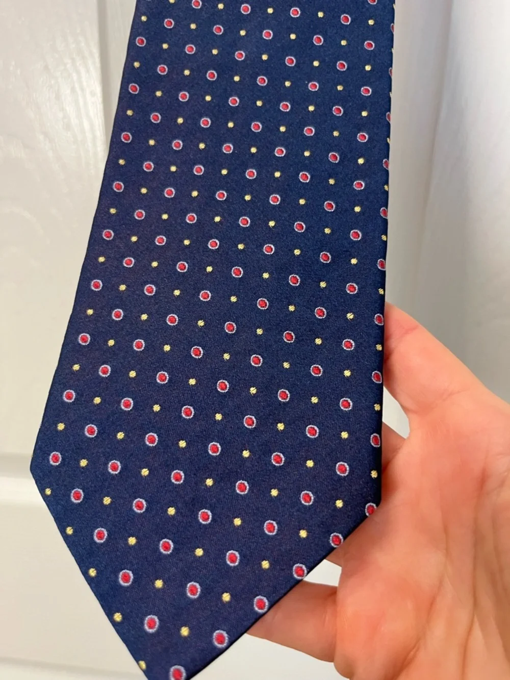 Boss navy polka